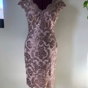 Sequin Tadashi cocktail dress